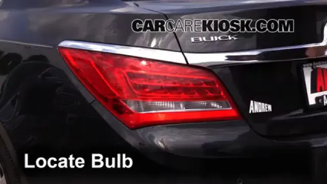 2015 Buick LaCrosse Leather 3.6L V6 FlexFuel Éclairage Feux de marche arrière (remplacer une ampoule)